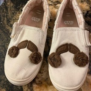 Toms GAP Star Wars Princess Leia slip ons toddler size 9